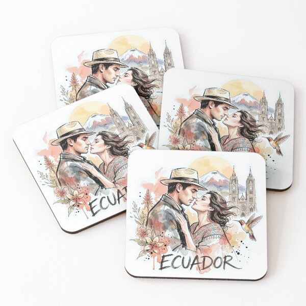 Item preview, Romantic Ecuador: Love, Andes and Watercolor designed and sold by EdwinkOne.
