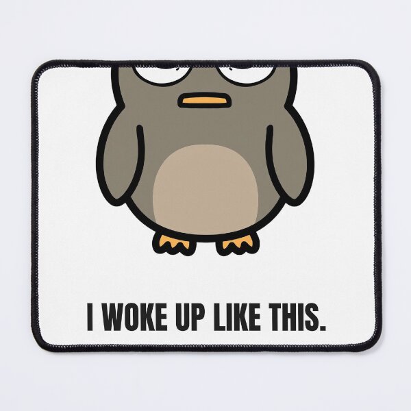 Item preview, Funny sleepy owl designed and sold by howmanjake04.