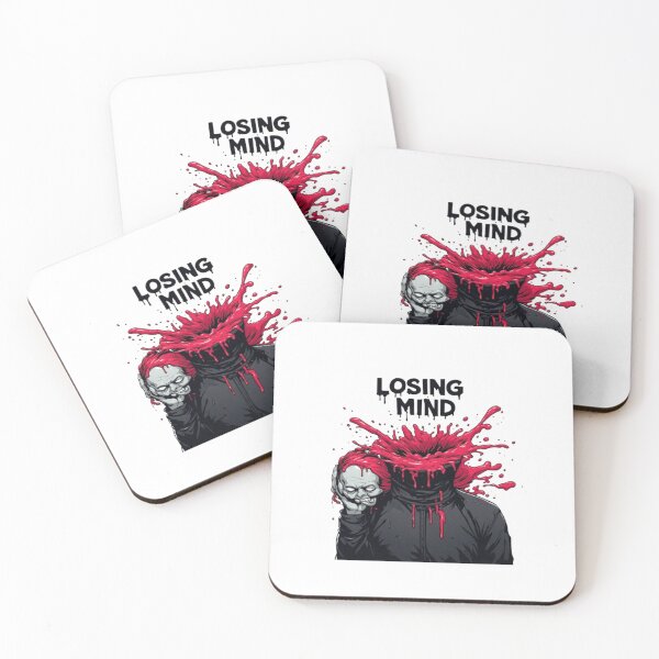 Item preview, Losing Mind Headless Character Crimson Splatter Art designed and sold by AWADHESH  CHAURASIA.