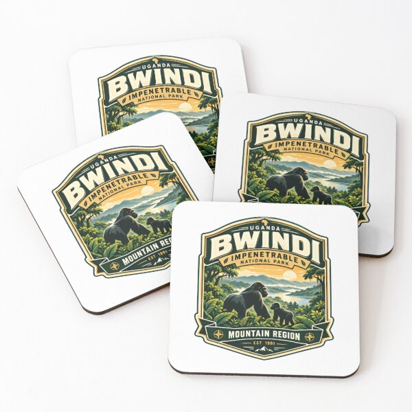 Item preview, Uganda Bwindi Impenetrable National Park Mountain Region Est 1991 Mountain Gorilla Trekking Safari Travel designed and sold by kristyparkStar3.