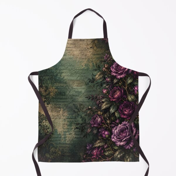 Item preview, Gothic Purple Rose Garden | Dark Academia Victorian Botanical designed and sold by LunarRavenWolf.
