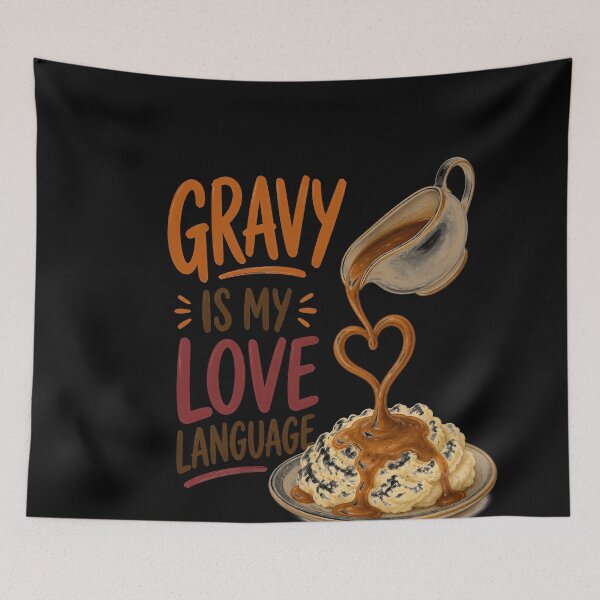Item preview, Gravy Is My Love Language – Mashed Potatoes Heart designed and sold by LiviuGligoros.