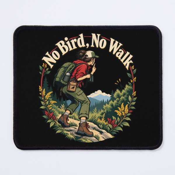 Item preview, Shh Rare Warbler In The Bushes Funny Birdwatching Fan designed and sold by Felinefinesse.