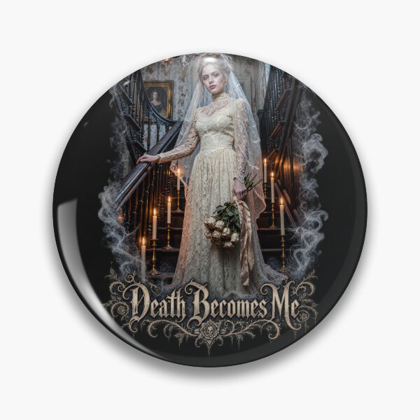 Item preview, Halloween Gothic Ghost Bride - Death Becomes Me designed and sold by kornkobart.
