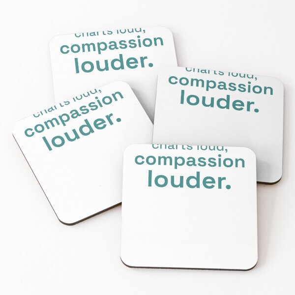 Item preview, Charts Loud, Compassion Louder designed and sold by porchhour.