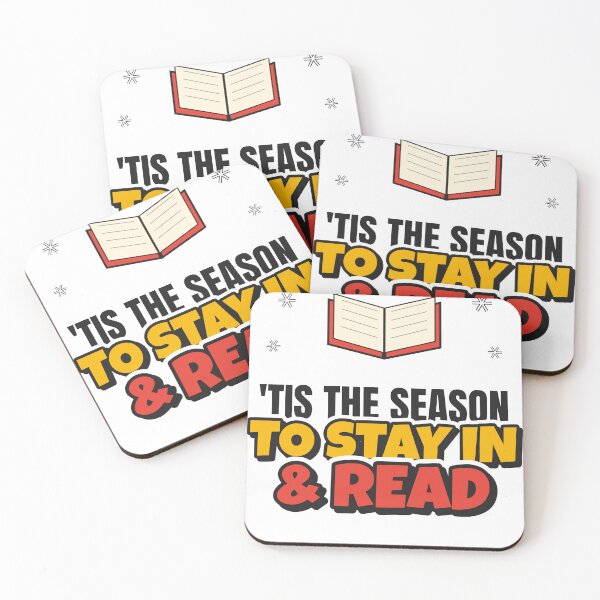 Item preview, Tis the Season to Stay In and Read - Bookish Christmas designed and sold by BestBest2023.
