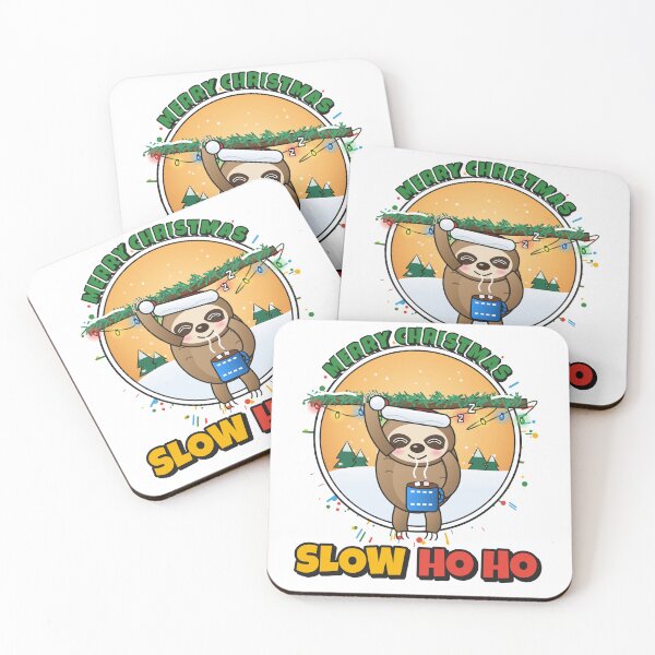 Item preview, Slow Ho Ho - Funny Christmas Sloth with Hot Cocoa designed and sold by BestBest2023.