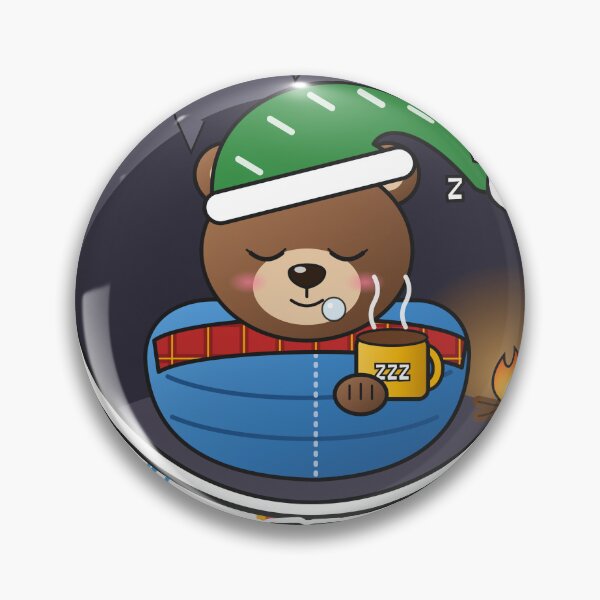 Item preview, Hibernation Mode On - Sleepy Bear in Sleeping Bag designed and sold by BestBest2023.