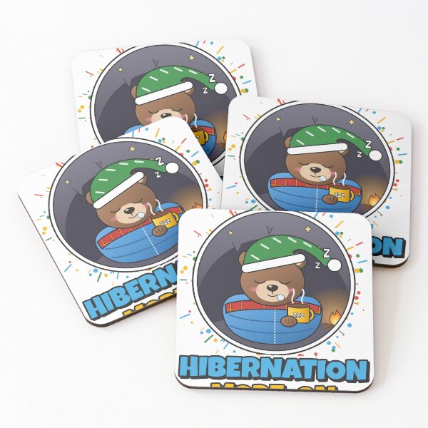 Item preview, Hibernation Mode On - Sleepy Bear in Sleeping Bag designed and sold by BestBest2023.