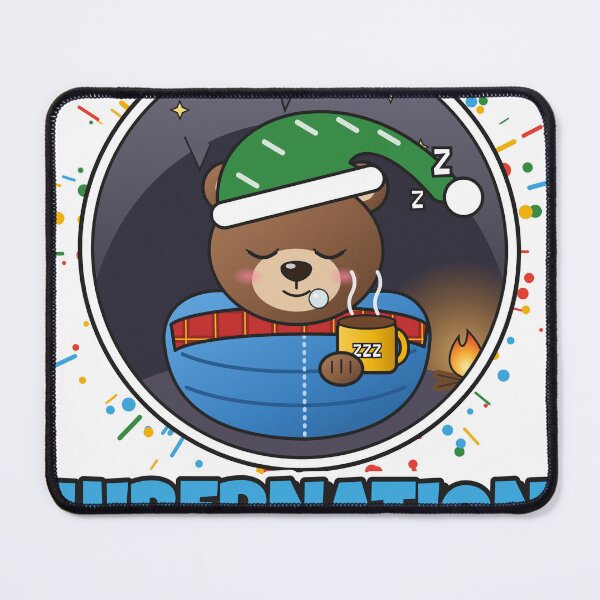 Item preview, Hibernation Mode On - Sleepy Bear in Sleeping Bag designed and sold by BestBest2023.