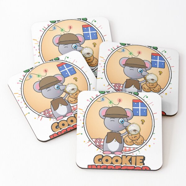 Item preview, Official Cookie Inspector - Funny Christmas Mouse Detective designed and sold by BestBest2023.