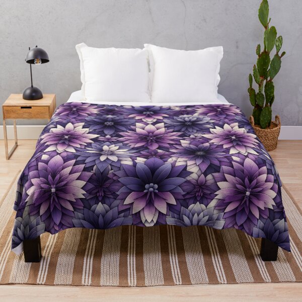 Item preview, Purple Layered Floral Pattern designed and sold by Apex Designs.