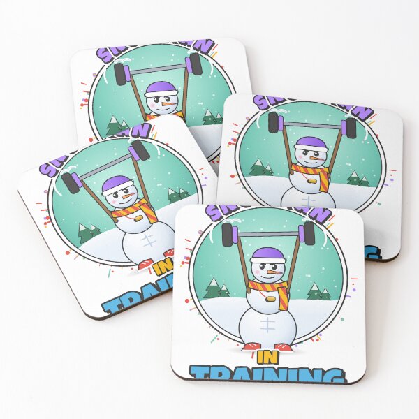 Item preview, Snowman in Training - Funny Winter Workout Gym Snowman designed and sold by BestBest2023.