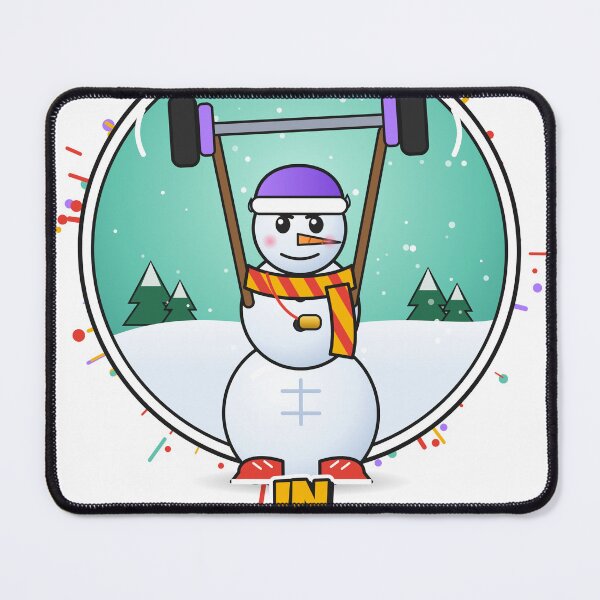 Item preview, Snowman in Training - Funny Winter Workout Gym Snowman designed and sold by BestBest2023.