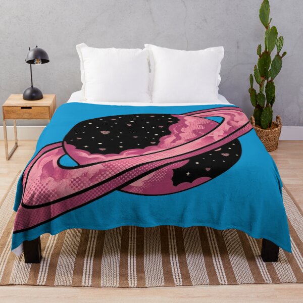 Item preview, Cosmic Luv Saturn Eclipse Retro Art designed and sold by kanjxtan.