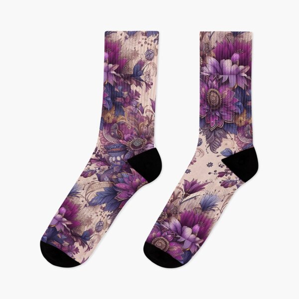 Item preview, Purple Ornamental Floral Garden designed and sold by Apex Designs.