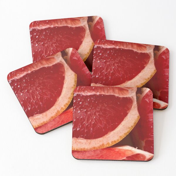 Item preview, Fresh Juicy Red Grapefruit Slice Close Up designed and sold by LenaRus.