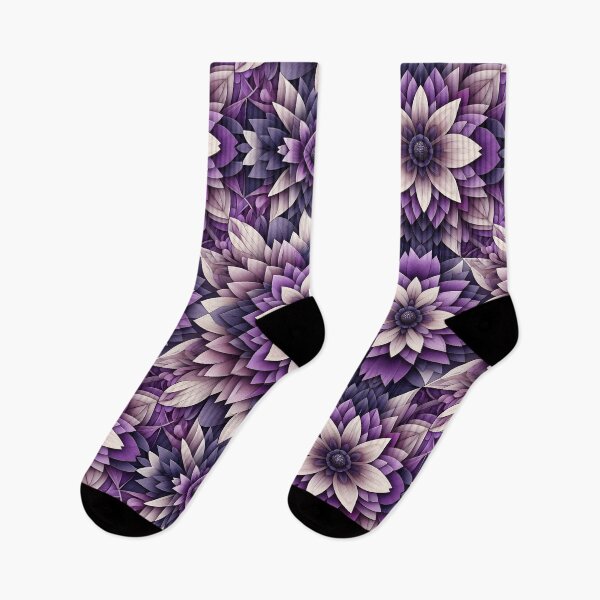 Item preview, Purple Layered Floral Mandala designed and sold by Apex Designs.