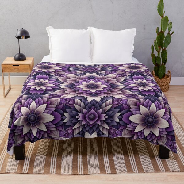 Item preview, Purple Layered Floral Mandala designed and sold by Apex Designs.