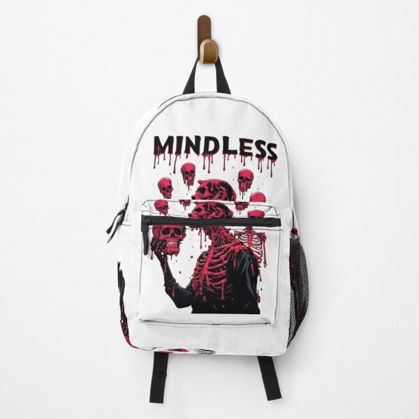 Item preview, Mindless Side Profile Crimson Skeleton Halloween Graphic designed and sold by AWADHESH CHAURASIA.