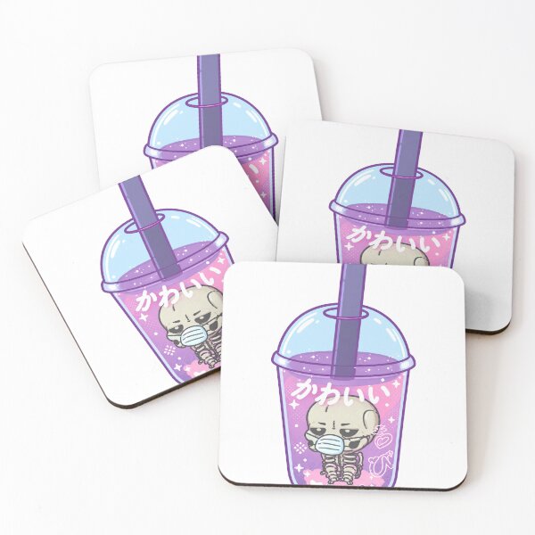 Item preview, Kawaii Horror Drink Cup Cute Skeleton Creature designed and sold by cothreadzeh.