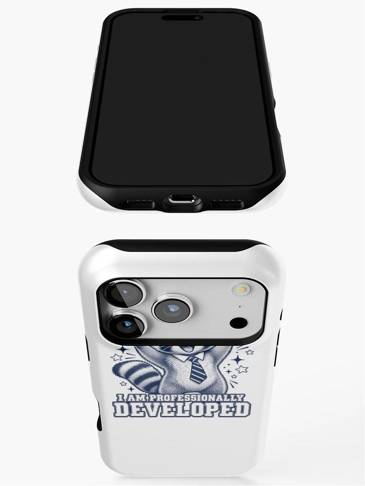 Thumbnail 3 of 4, iPhone Case, Everyone Relax Raccoon designed and sold by ROUX-ART.