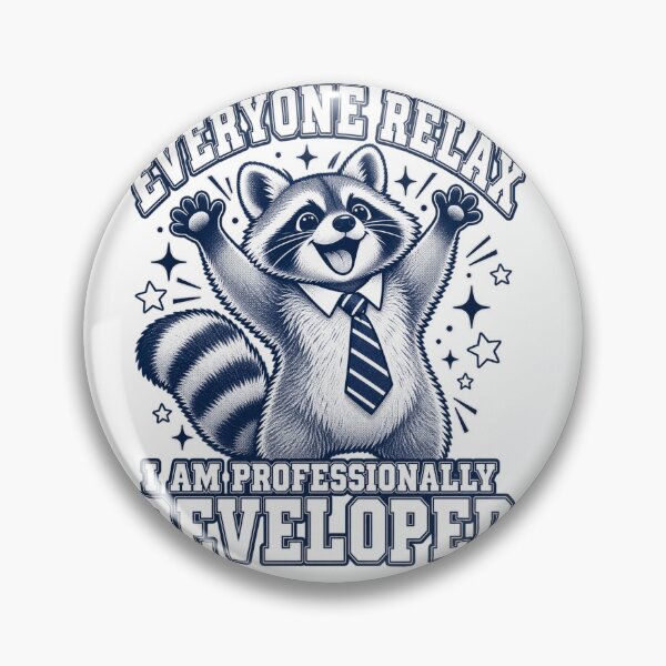 Item preview, Everyone Relax Raccoon designed and sold by ROUX-ART.
