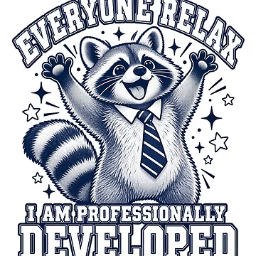 Artwork thumbnail, Everyone Relax Raccoon by ROUX-ART