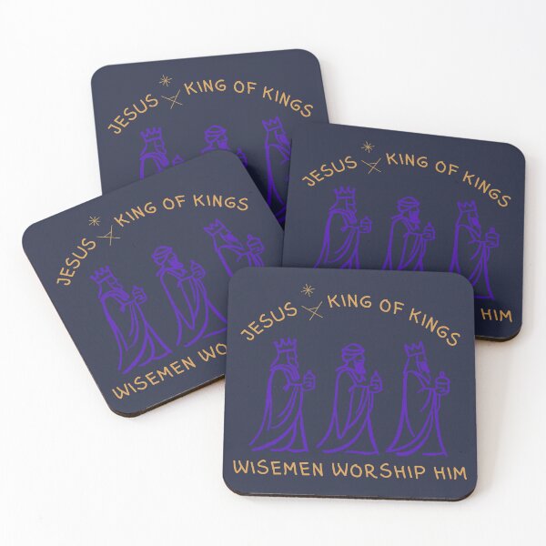 Item preview, Jesus King of Kings Christmas Three Wise Men Worship Him Christian Holiday  designed and sold by Forevermore.