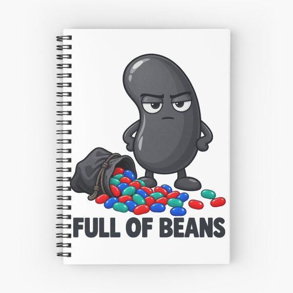 Item preview, Full of Beans Grumpy Bean designed and sold by ROUX-ART.