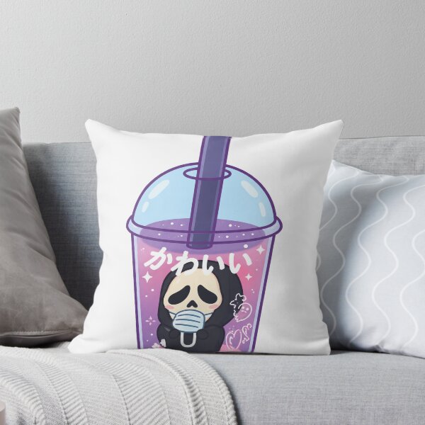 Item preview, Kawaii Horror Ghost in a Purple Drink Cup designed and sold by cothreadzeh.