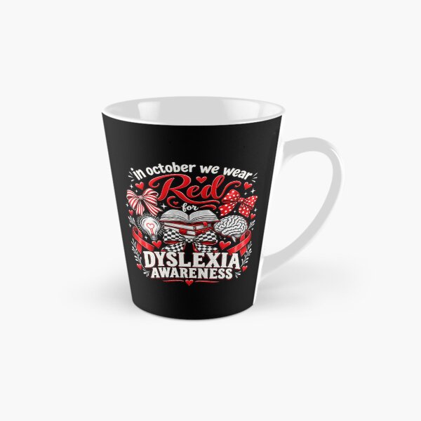 Item preview, Dyslexia Awareness Red October designed and sold by ROUX-ART.
