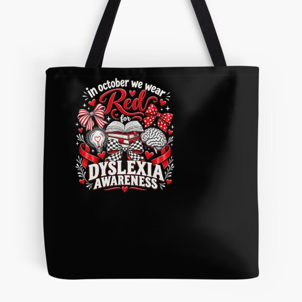 Item preview, Dyslexia Awareness Red October designed and sold by ROUX-ART.
