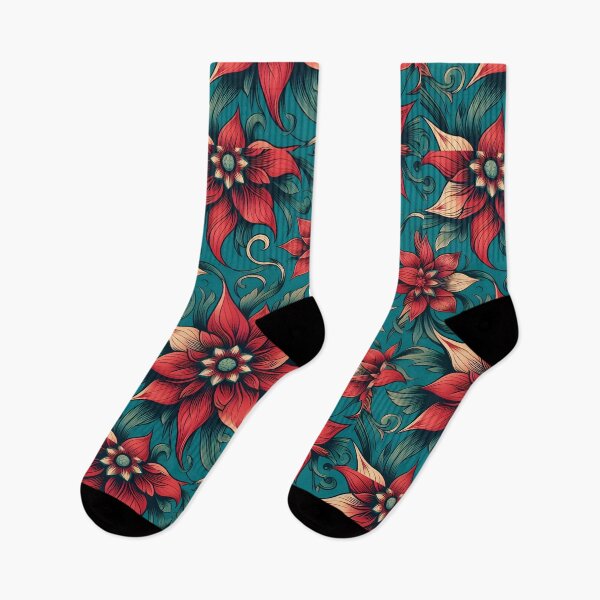 Item preview, Red Floral Pattern designed and sold by Apex Designs.
