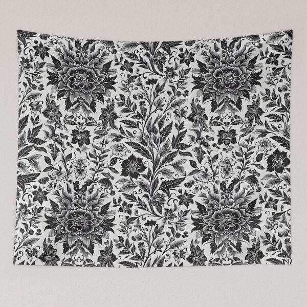 Item preview, Monochrome Wildflower Garden designed and sold by Apex Designs.