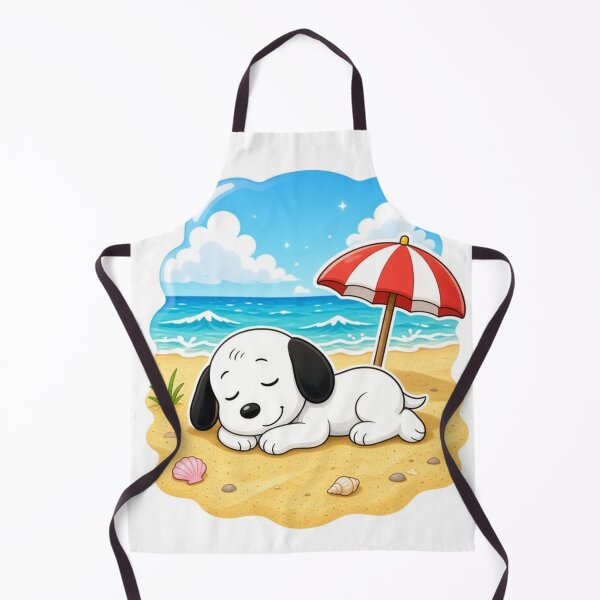 Item preview, Sleepy Puppy Summer Beach Paradise designed and sold by ExploreAura Studio.