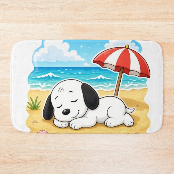 Item preview, Sleepy Puppy Summer Beach Paradise designed and sold by ExploreAura Studio.