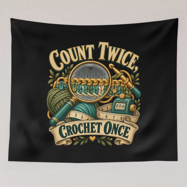 Item preview, Counting Stitches Do Not Interrupt Funny Crocheter designed and sold by yassin-stags.