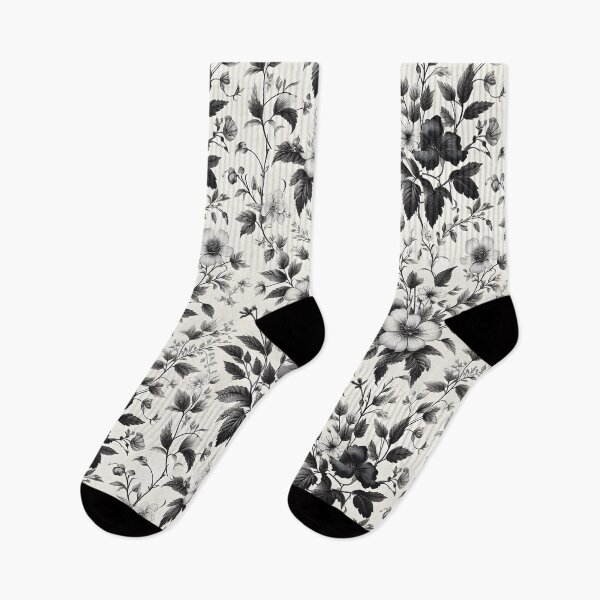 Item preview, Monochrome Flowering Branches designed and sold by Apex Designs.