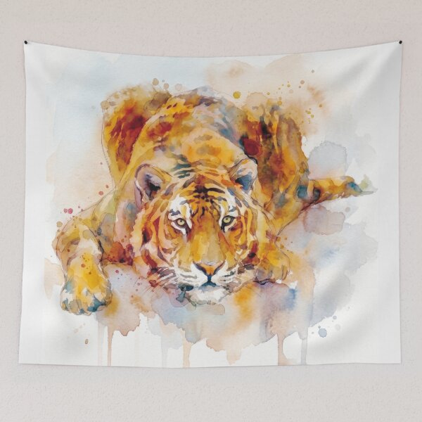 Item preview, Tiger, Paws Forward and Dense Splatter designed and sold by caracatita75.