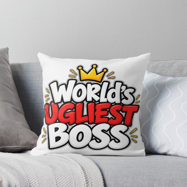 Item preview, World's ugliest boss designed and sold by QuixalArts.