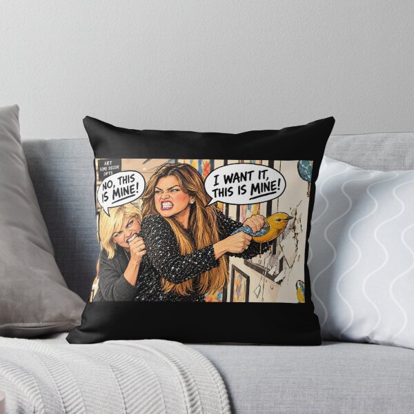 Item preview, Kelly Clarkson vs Selma Blair ARTOFPLAY Bird Funny Celebrity Meme Art designed and sold by Abe Bourgi.