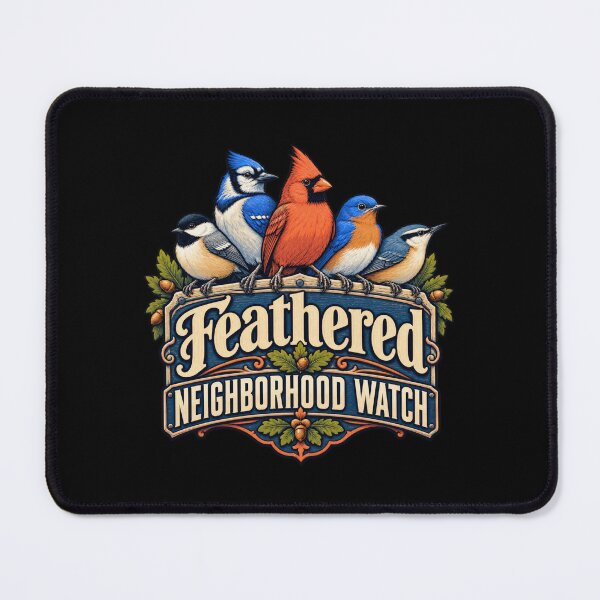 Item preview, Neighborhood Songbird Patrol Funny Backyard Birder designed and sold by yassin-stags.