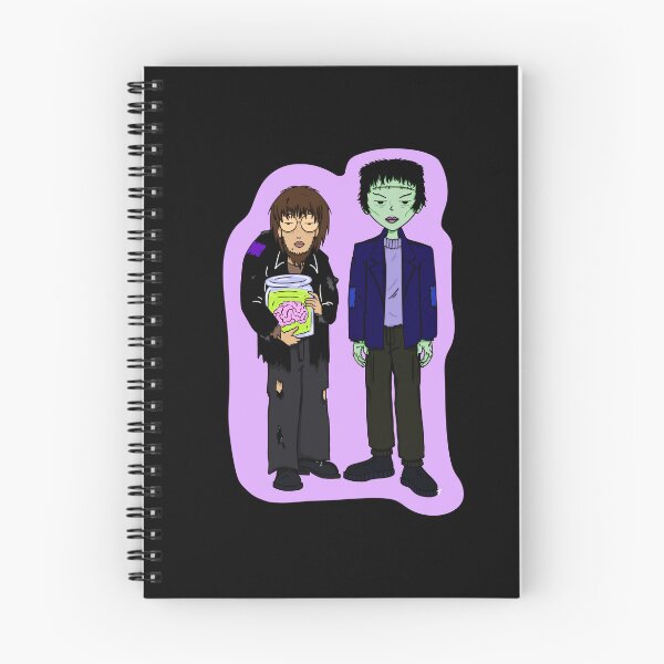Item preview, Frankenstein Jane and Igor Daria - Purple Outline  designed and sold by The Abysmall.