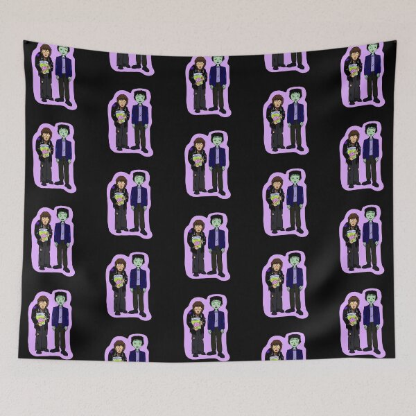 Item preview, Frankenstein Jane and Igor Daria - Purple Outline  designed and sold by The Abysmall.