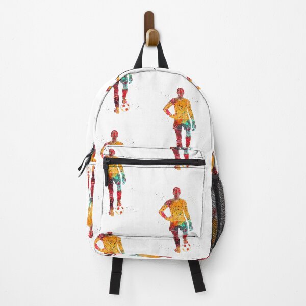 Item preview, Female Soccer Goalkeeper Watercolor Art designed and sold by Liededrom..