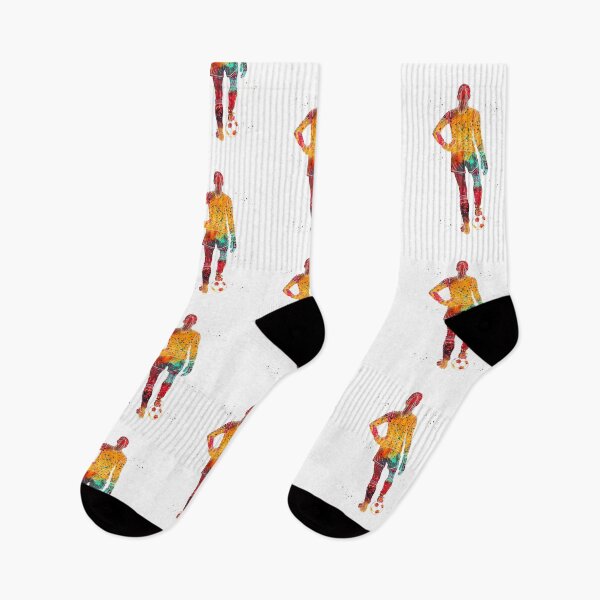 Item preview, Female Soccer Goalkeeper Watercolor Art designed and sold by Liededrom..