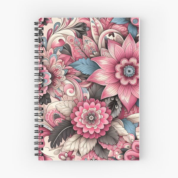 Item preview, Blush Pink Floral Scrollwork designed and sold by Apex Designs.