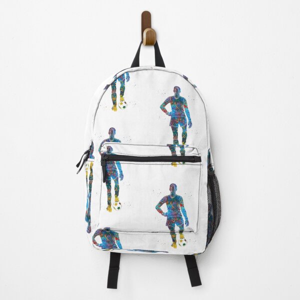 Item preview, Female Soccer Goalkeeper Watercolor Art designed and sold by Liededrom..