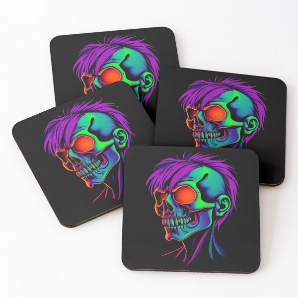 Item preview, Electric Purple Mohawk Zombie designed and sold by ERODED SELF.